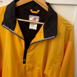 New balance running jacket yellow